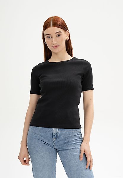 MELA Kurzarmshirt Ripp T-Shirt JASLEEN Kurze günstig online kaufen