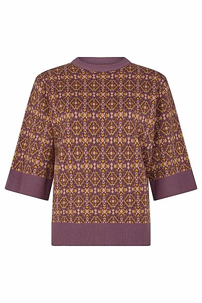 RAFFYA T-Shirt "Daffodil Slouchy Printed Knitted Shirt Damen" günstig online kaufen