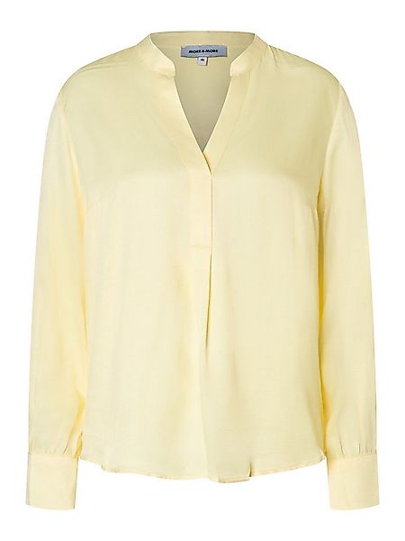 MORE&MORE Langarmbluse edle, glänzende Langarmbluse, Satin günstig online kaufen