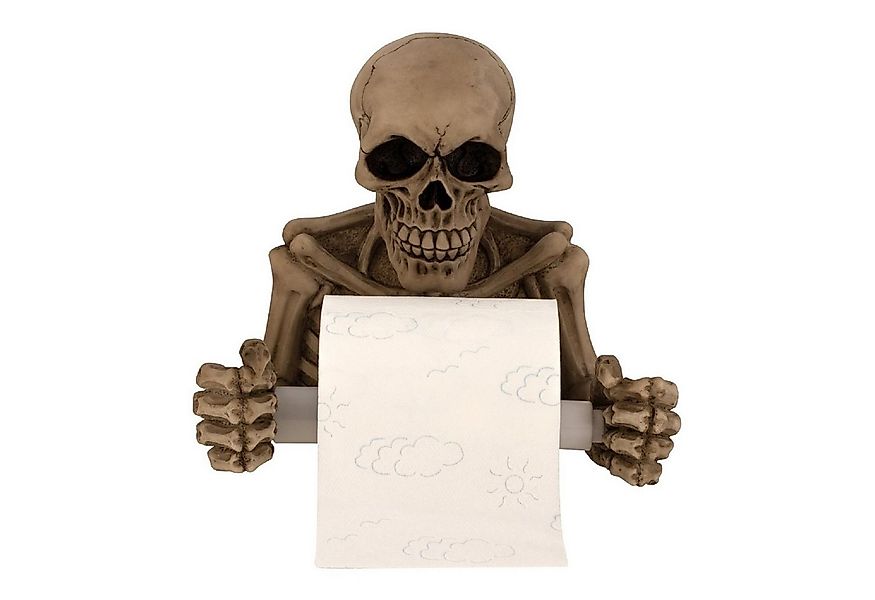 Geschenkestadl Toilettenpapierhalter Toilettenpapierhalter Totenkopf Pilot günstig online kaufen
