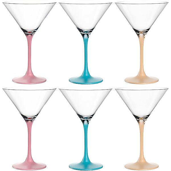 LEONARDO Cocktailglas »BRERA, 230 ml, farbig sortiert, Cocktailschale, 6er- günstig online kaufen