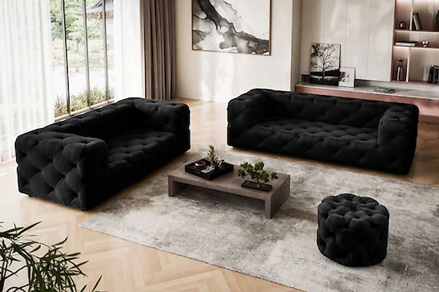 Home affaire 3-Sitzer »FOLLINA« 3-Sitzer Sofa mit klassischer Chesterfield- günstig online kaufen