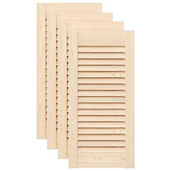 vidaXL Mehrzweckschrank Schranktüren Lamellen-Design 4 Stk 61,5x29,5cm Mass günstig online kaufen