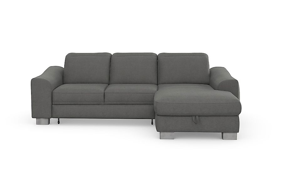 sit&more Ecksofa »Dundee L-Form«, mit Federkern und Edelstahlfüßen, wahlwei günstig online kaufen