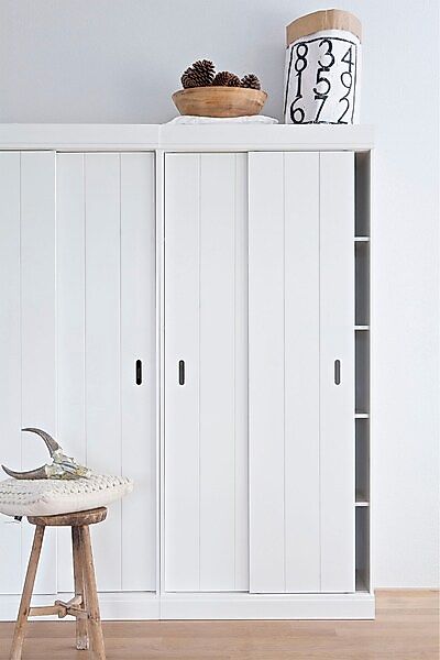 WOOOD Garderobenschrank "Row", mit Schiebetür, Breite 84 cm günstig online kaufen