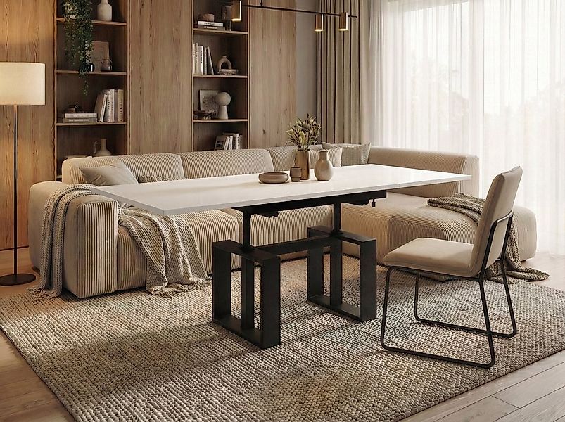 Endo-Moebel Couchtisch Empoli - ausziehbar 110-170cm und höhenverstellbar D günstig online kaufen