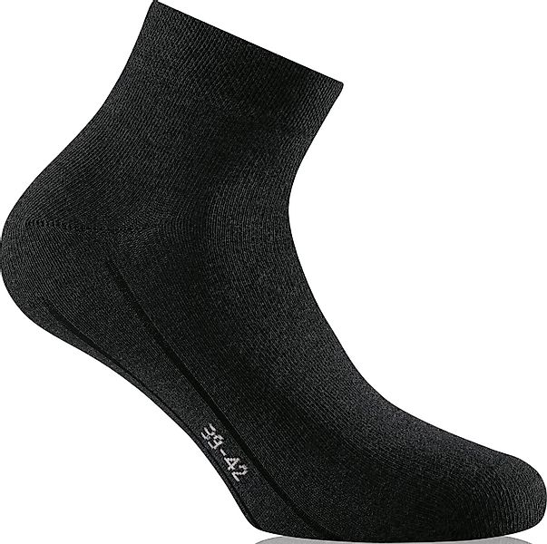 Rohner Socks Socken Tagessocke Sneaker Basic Plus schwarz - 3 Paar günstig online kaufen