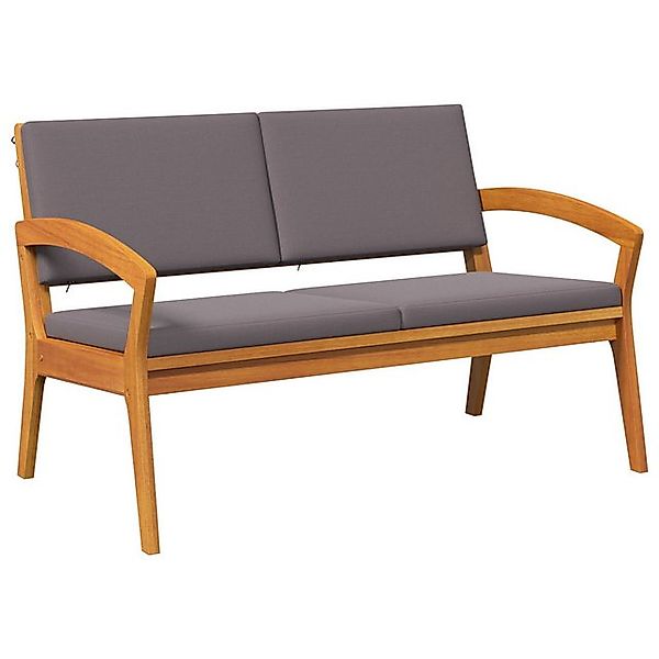 vidaXL Loungesofa Anthrazit nholz Mittel Langlebig Gartenbank Rechteckig, 1 günstig online kaufen