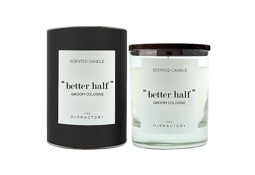 meinvipshop Duftkerze Edle Duftkerze " better half " 200 gramm schwarz günstig online kaufen