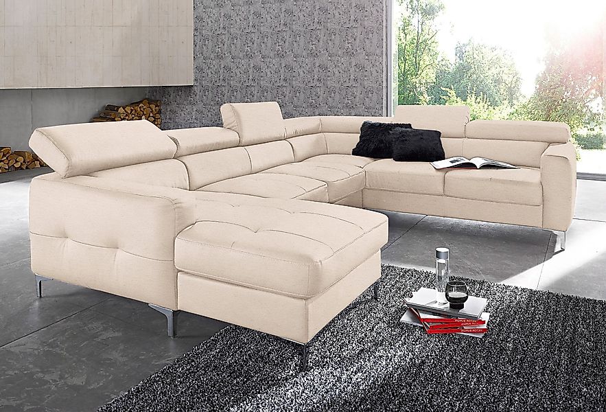 COTTA Polstergarnitur Sammy U-Form, (Set, Tiefe günstig online kaufen