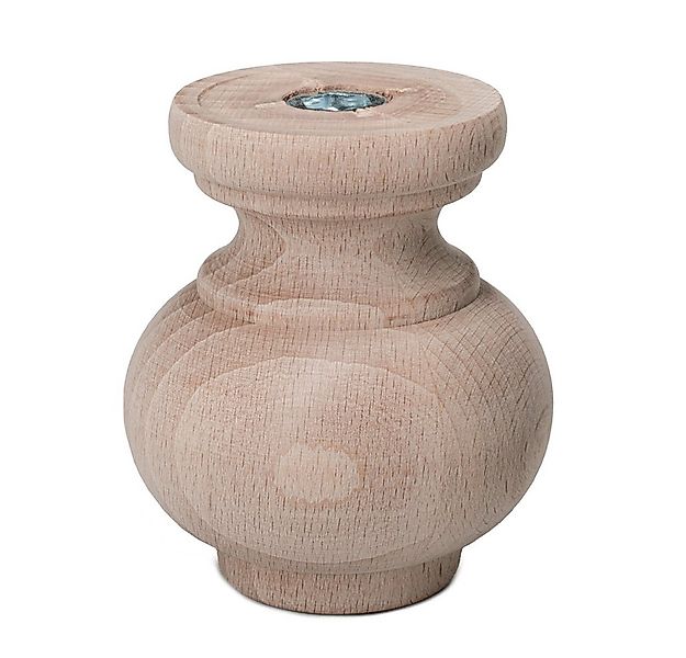 Prima-Online Möbelfuß Möbelfuße aus Holz Schrankfüß Kugelfuß Vasenform Mass günstig online kaufen