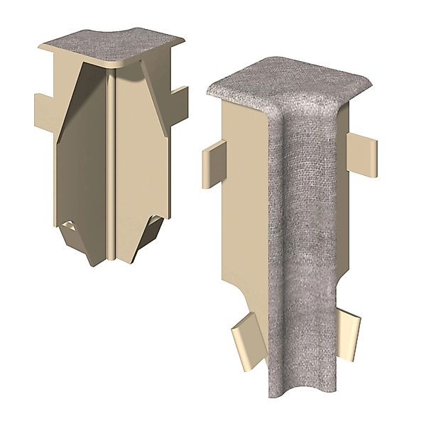 EGGER Sockelleisten-Innenecke Stein grau, L: 1.6 cm, H: 5.9 cm, 2-St., neue günstig online kaufen