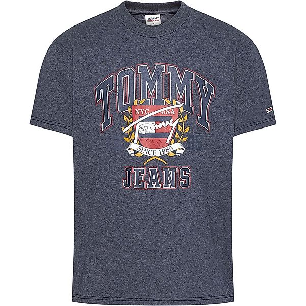 Tommy Jeans Vintage Washed College Kurzärmeliges T-shirt L Twilight Navy günstig online kaufen
