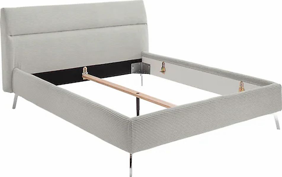 Home affaire Polsterbett »Elvo, weichgepolstertes Kopfteil, wahweise Überlä günstig online kaufen