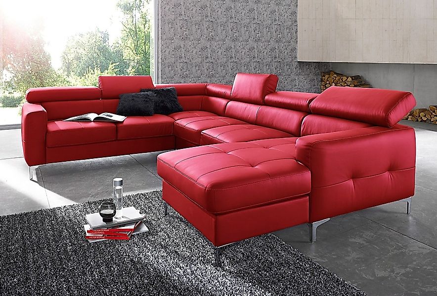 COTTA Polstergarnitur "Sammy U-Form" Set, Tiefe der Recamiere 169 cm, Set b günstig online kaufen