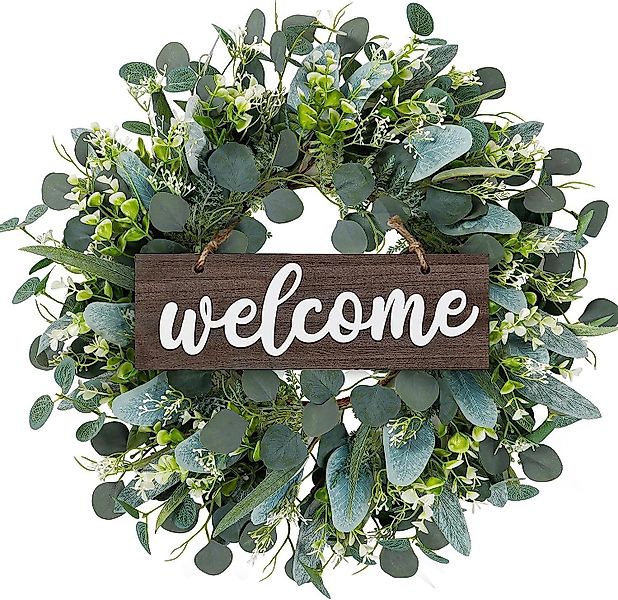 Coonoor Dekokranz Weihnachtskranz Willkommensschild Vordertür Künstliche günstig online kaufen