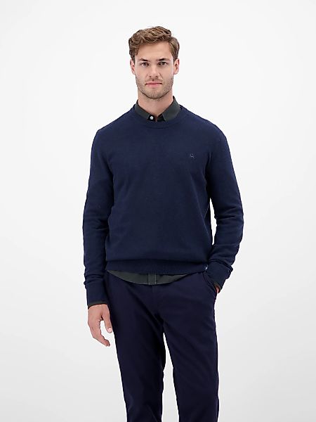 LERROS Strickpullover mit Logo Stickerei günstig online kaufen