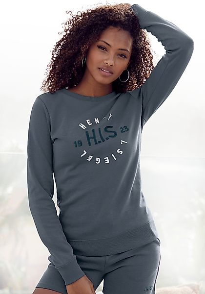 H.I.S Sweatshirt, mit großer Logo Stickerei, Loungeanzug günstig online kaufen