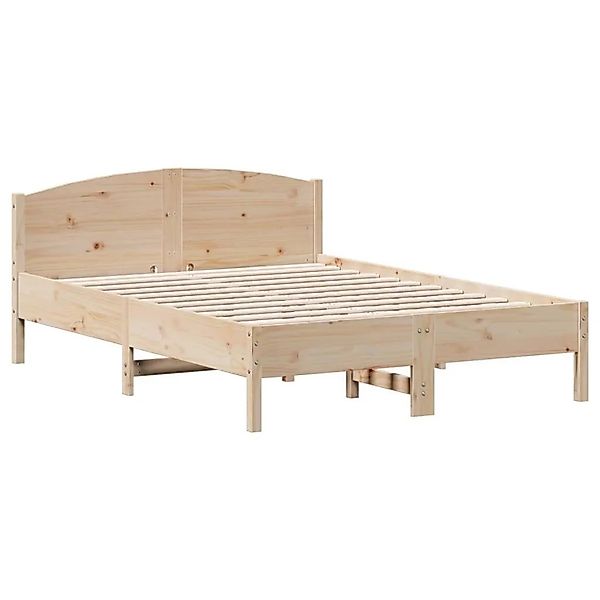 vidaXL Massivholzbett ohne Matratze 135x190 cm Kiefernholz 842606 günstig online kaufen