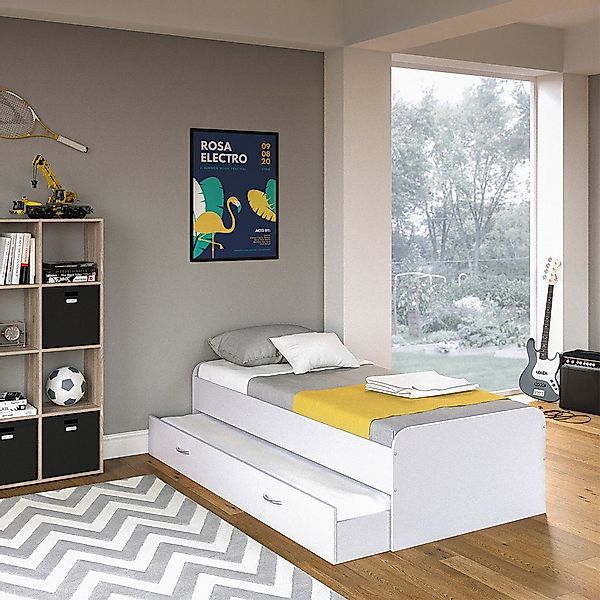 VitaliSpa® Kinderbett Enzo, Weiß, 90x200 cm günstig online kaufen