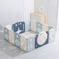 habeig Laufstall faltbar Babyzaun Laufgitter 160x160cm günstig online kaufen