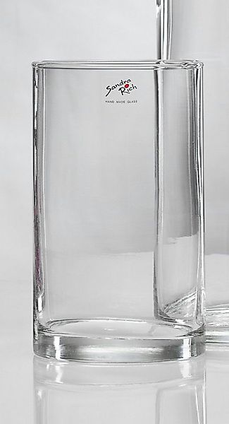 Sandra Rich Dekovase Glasvase Cyli zylindrisch Ø 12 cm - hot cut günstig online kaufen