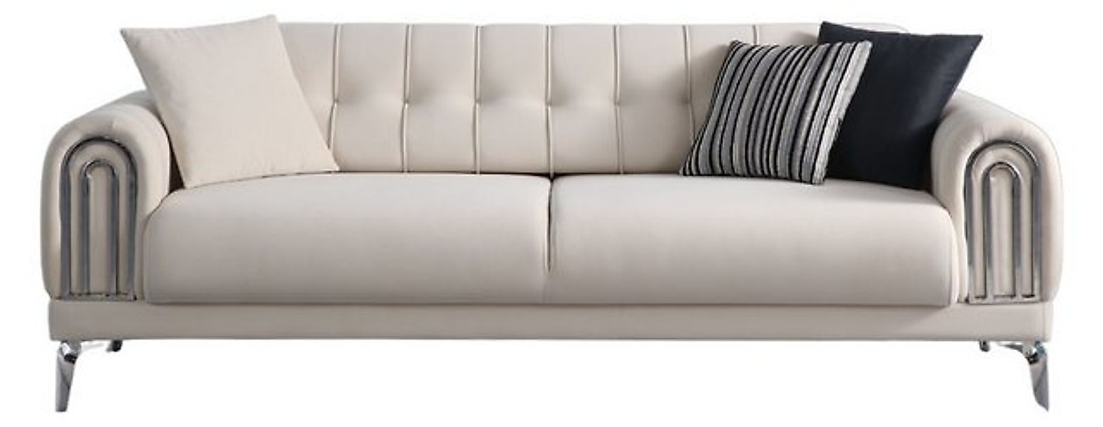 Villa Möbel Sofa Lejla, mit Relax-/Bettfunktion durch umklappbare Rückenleh günstig online kaufen