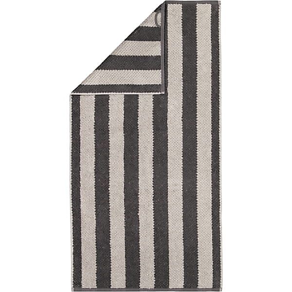 Cawö Handtücher Pure Stripes 6502 - Farbe: basalt - 77 - Duschtuch 80x150 c günstig online kaufen