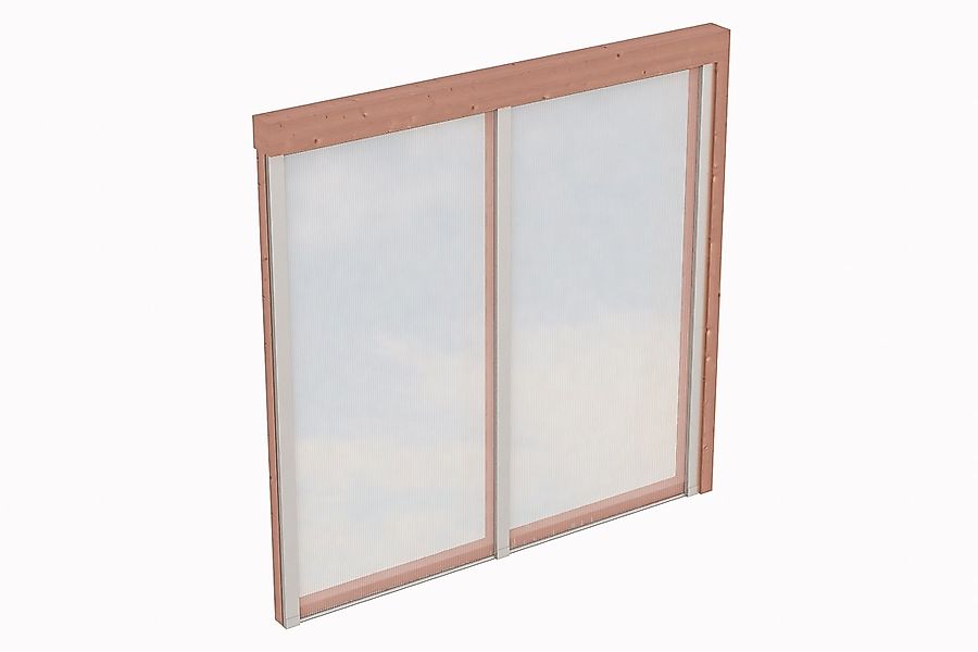 Skanholz Carport-Seitenwand m. Polycarbonatplatten günstig online kaufen