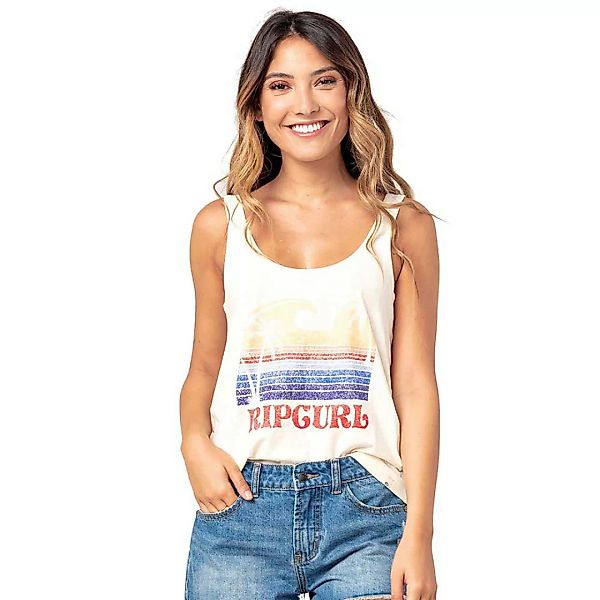 Rip Curl Golden State Singlet Ärmelloses T-shirt 2XS Bone günstig online kaufen