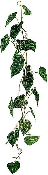 Kunstgirlande Anthurienblattgirlande Grünpflanze, Creativ green, Höhe 110 c günstig online kaufen