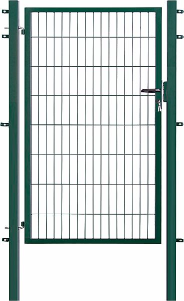GARDEN N MORE Zauneinzeltür "Einzeltor Excellent", (Set), 163 cm hoch, grün günstig online kaufen
