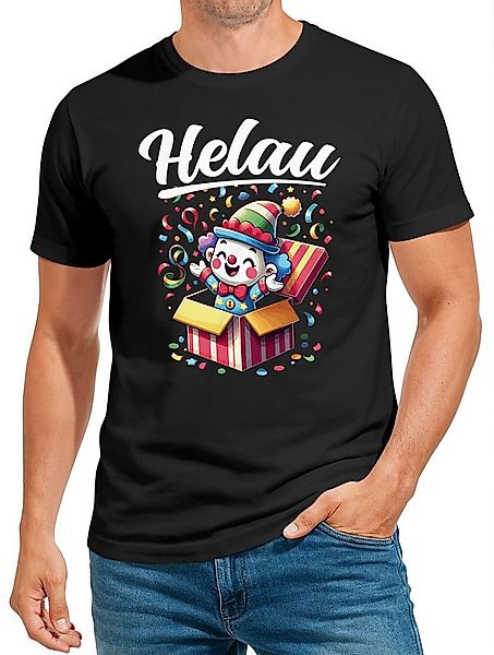 MoonWorks Print-Shirt Herren T-Shirt Fasching Karneval Kostüm-Ersatz Clown günstig online kaufen