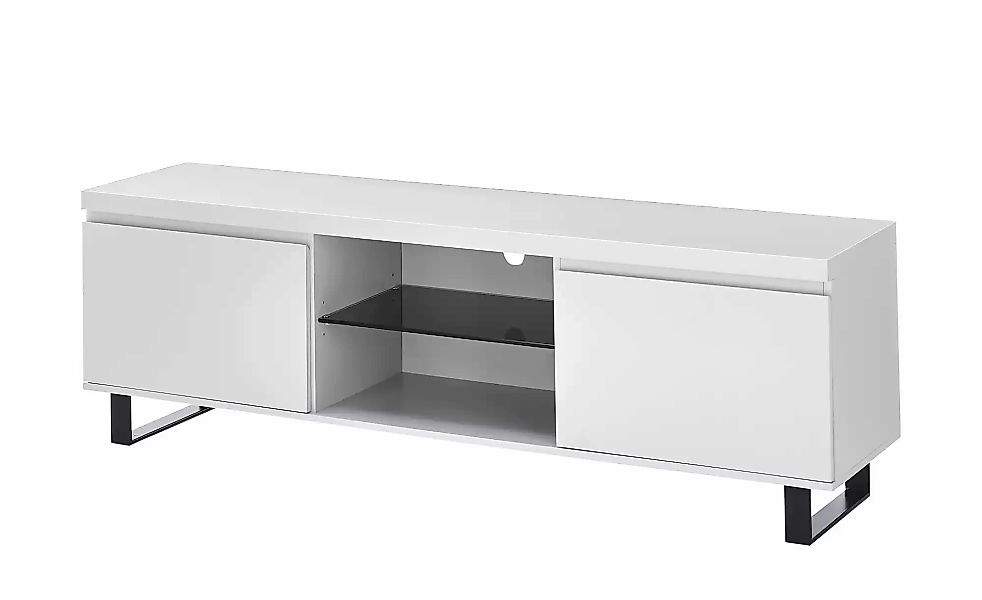Lowboard  Meyenburg ¦ weiß ¦ Maße (cm): B: 166 H: 54 T: 40.0 Kommoden & Sid günstig online kaufen