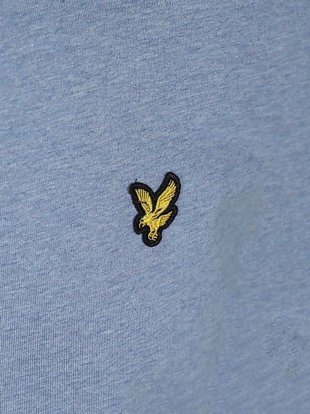 Lyle und Scott T-Shirt Heather Blau - Größe L günstig online kaufen