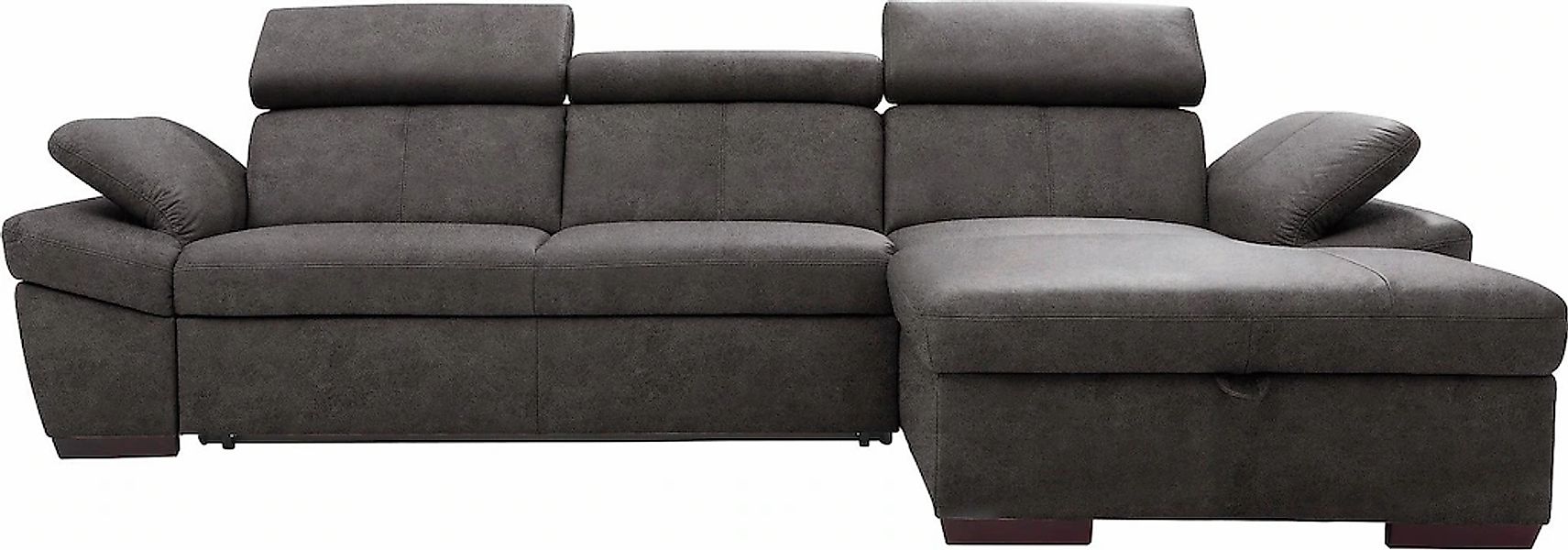 exxpo - sofa fashion Ecksofa "Salerno, Funktionssofa, Breite 280cm, hoher S günstig online kaufen
