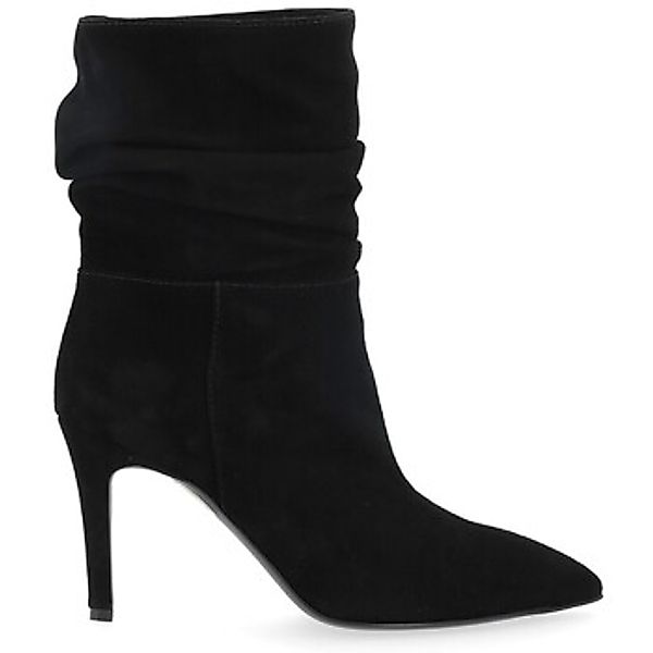 Via Roma 15  Ankle Boots Hochhackige Stiefelette aus schwarzem günstig online kaufen