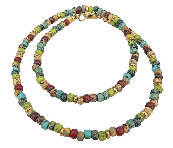 traumschmuck Collier 038c zarte Halskette Rondelle günstig online kaufen