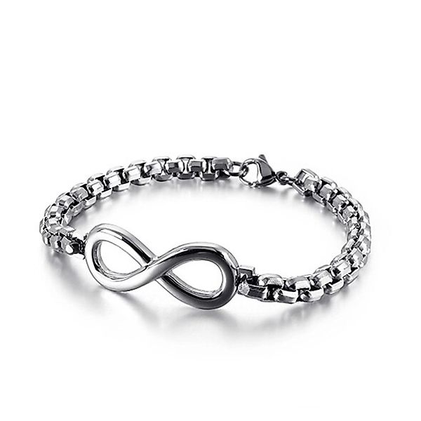 UNIQAL.de Edelstahlarmband Unendlichkeit Edelstahl Armband "INFINITY günstig online kaufen