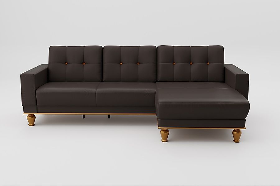 sit&more Ecksofa »Orient 5 L-Form« mit Strass-Stein, wahlweise mit Bettfunk günstig online kaufen