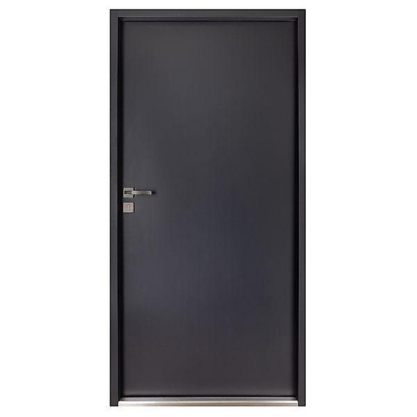 Pordo Stahl-Nebeneingangstür G1 Anthrazit 88 cm x 198 cm Anschlag Links günstig online kaufen