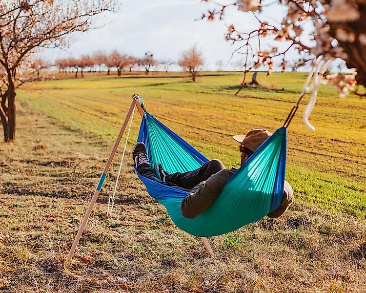 Amazonas Hängemattengestell Flexibles Hängemattengestell Madera aus Holz - günstig online kaufen