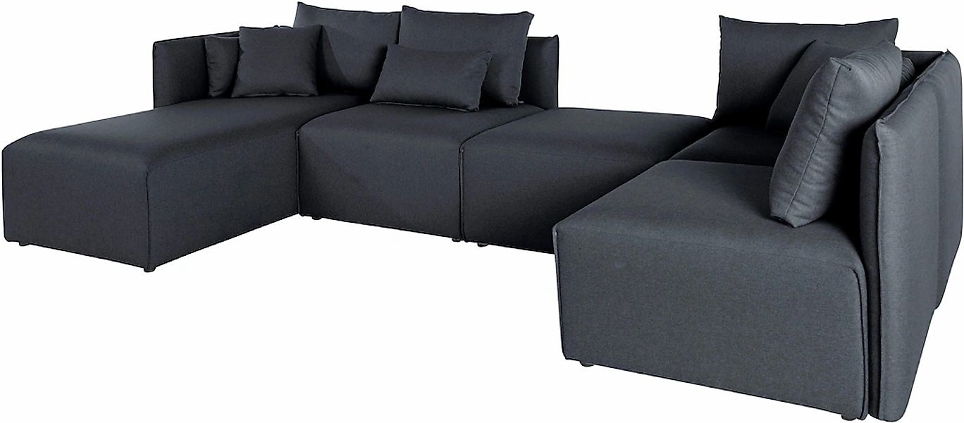 OTTO home Wohnlandschaft "Nöre U-Form" 5 Teile, in vielen Bezugsqualitäten günstig online kaufen