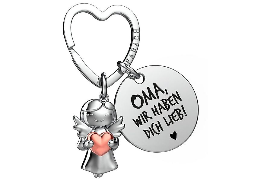 FABACH Schlüsselanhänger Schutzengel Star in Charms Größe mit Gravur "Beste günstig online kaufen