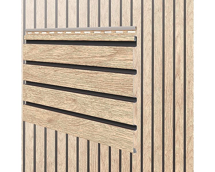 Vox Verkleidungspaneel Canadian Siding SXP-06 Max 3 Fronto V-Black 2,95 m S günstig online kaufen