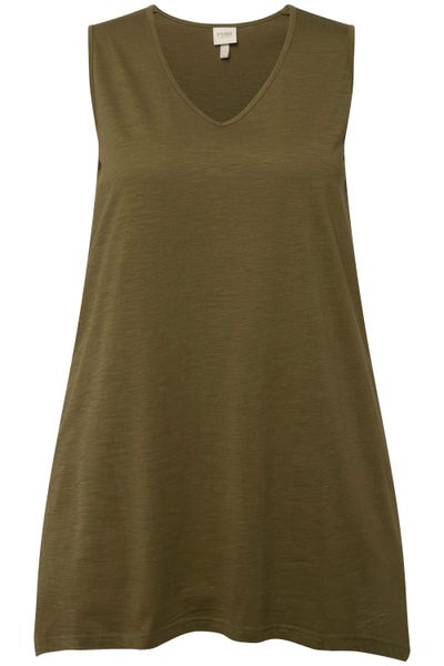 Ulla Popken Longshirt Longtop Zipfelsaum A-Linie günstig online kaufen