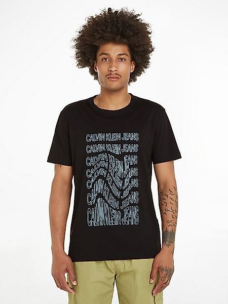 Calvin Klein Jeans T-Shirt "INSTITUTIONAL WARP TEE", mit Logodruck günstig online kaufen