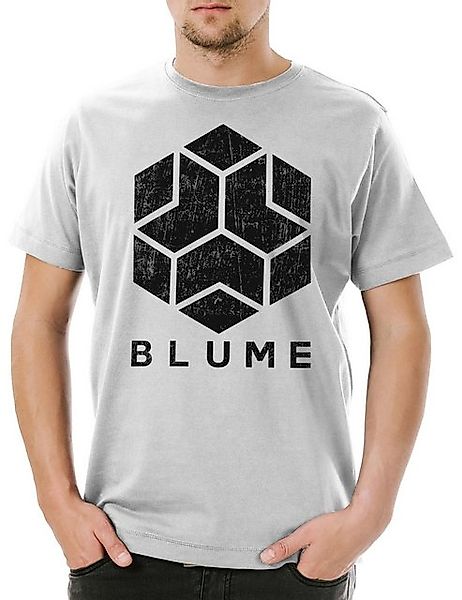 Urban Backwoods Print-Shirt Blume Herren T-Shirt Watch Game Corporation Dog günstig online kaufen