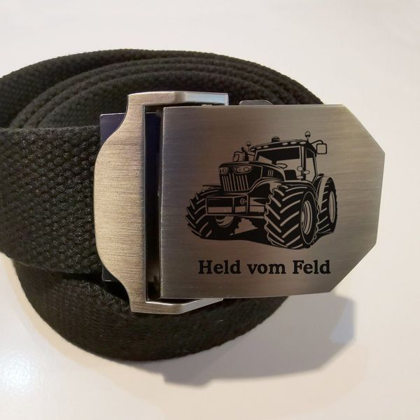 Lasernauten Stoffgürtel Landwirt Gürtel Workwear Koppelschloss günstig online kaufen