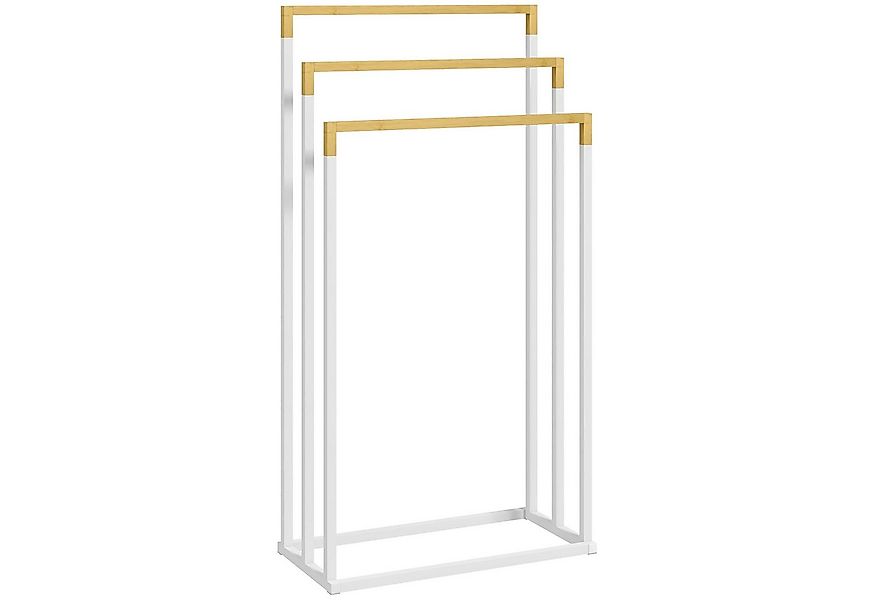 MC Star Handtuchhalter Freistehend, Handtuchständer mit 3 Handtuchstangen B günstig online kaufen